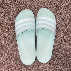 Adidas mint  slides